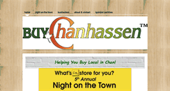 Desktop Screenshot of buychanhassen.com