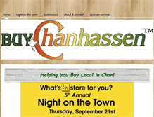 Tablet Screenshot of buychanhassen.com